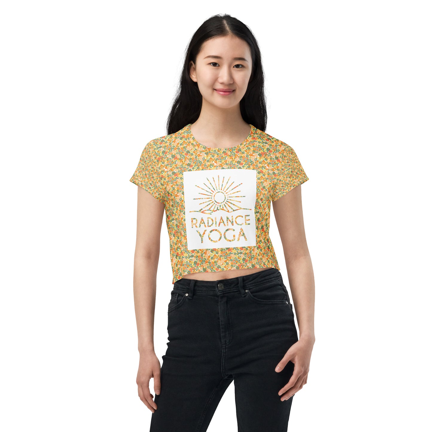 All-Over Print Crop Tee